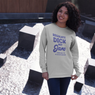 Camiseta Regular Dick No Jane Reproductive Rights Roe