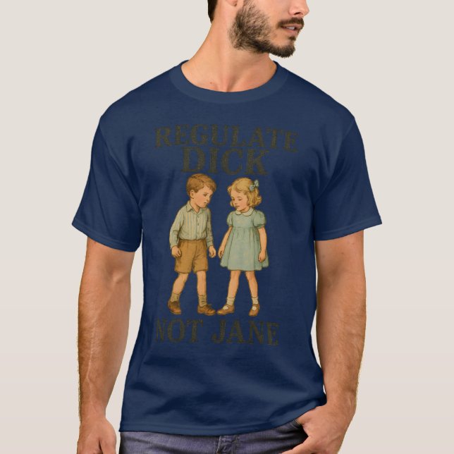 Camiseta Regular Dick Not Jane (Anverso)