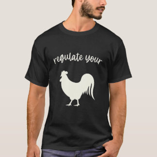 Camiseta Regular la elección de su Rooster Pro Feminist Wom