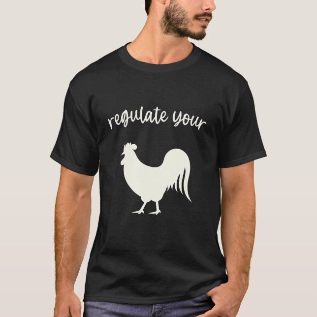 Camiseta Regular la elección de su Rooster Pro Feminist Wom (Anverso)