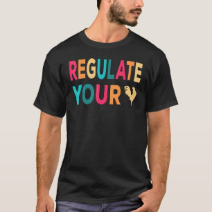 Camiseta Regular tu atardecer retro de gallo de pollo