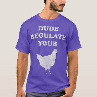 Camiseta Regular tu reproductora feminista de gallos