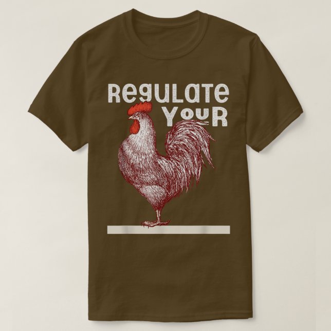 Camiseta Regular Tu Rooster Red Pro Elección Mi Cuerpo Mi C (Diseño del anverso)