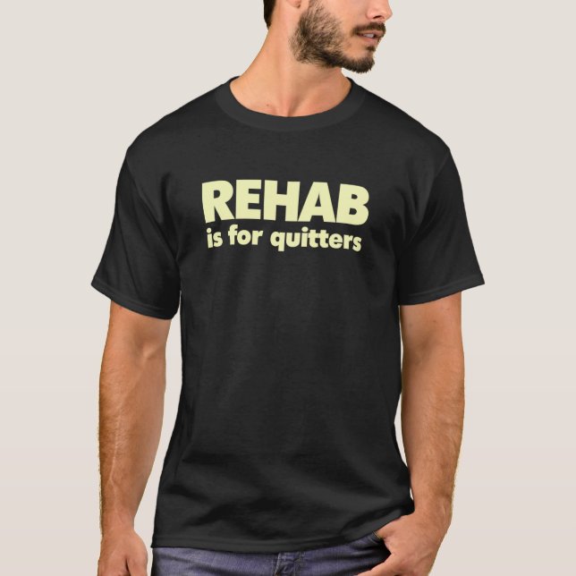 Camiseta REHAB es para los quitantes Essential (Anverso)
