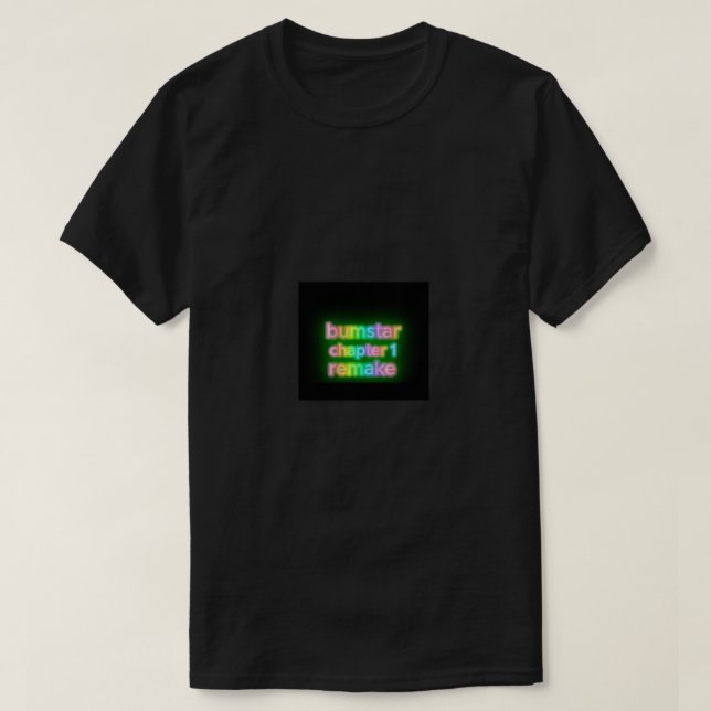 Camiseta rehacer el capítulo 1 de bumstar (Diseño del anverso)
