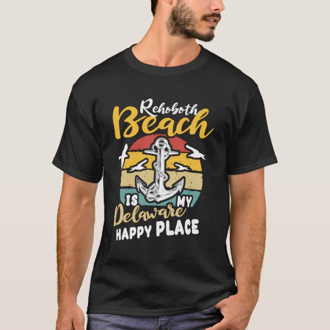 Camiseta Rehoboth Beach De Vacation Anchor Delaware (Anverso)