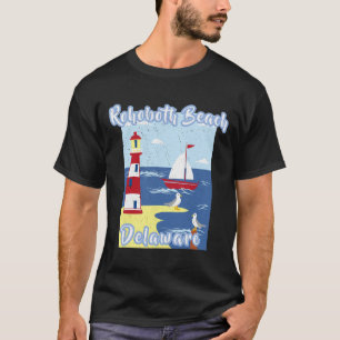 Camiseta Rehoboth Beach Delaware Faro Costa Náutica