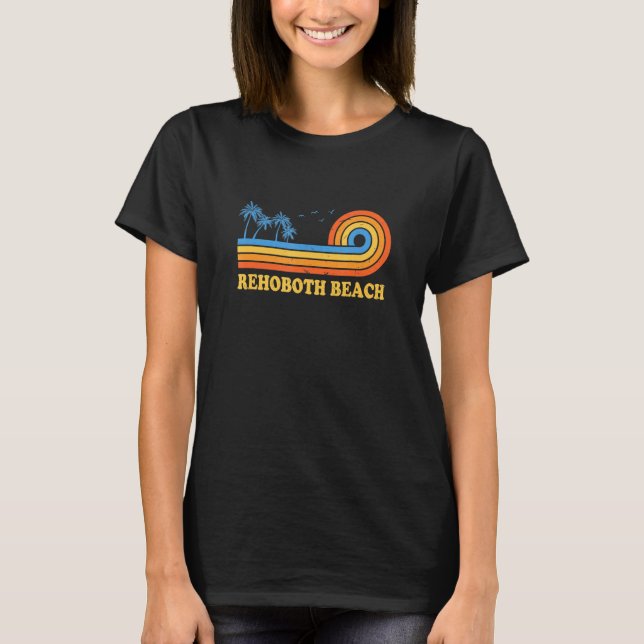 Camiseta Rehoboth Beach Delaware Summer De Tropical (Anverso)