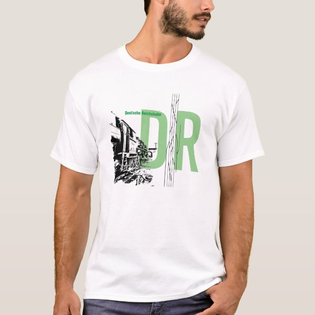 Camiseta Reichsbahn alemán diseño (Anverso)