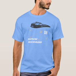 Camiseta Reichsbahn alemán diseño de publicidad