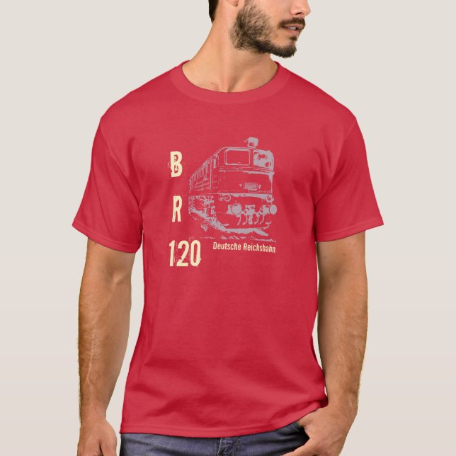 Camiseta Reichsbahn DDR diseño (Anverso)