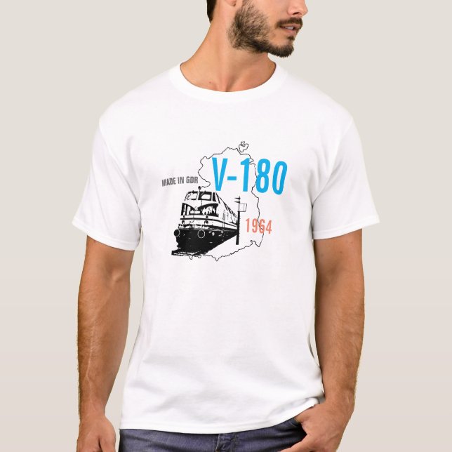 Camiseta Reichsbahn DDR diseño (Anverso)