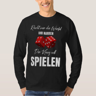 Camiseta Reicht Mir Die Dice Ihr Jester Juego Por La Noche