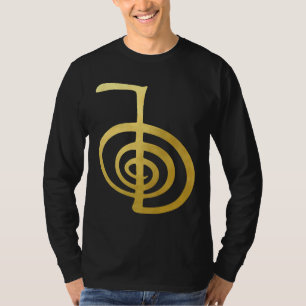Camiseta Reiki Curando A Cho Ku Rei El Spi De Oro Del Símbo