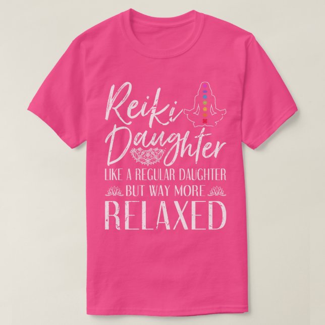Camiseta Reiki Daughter Chakra Healing (Diseño del anverso)