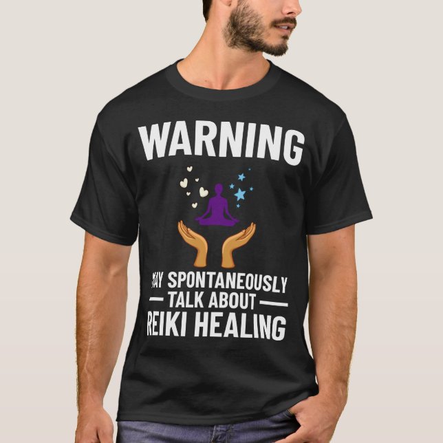 Camiseta Reiki Healer Energy Healing Music Master Stone (Anverso)
