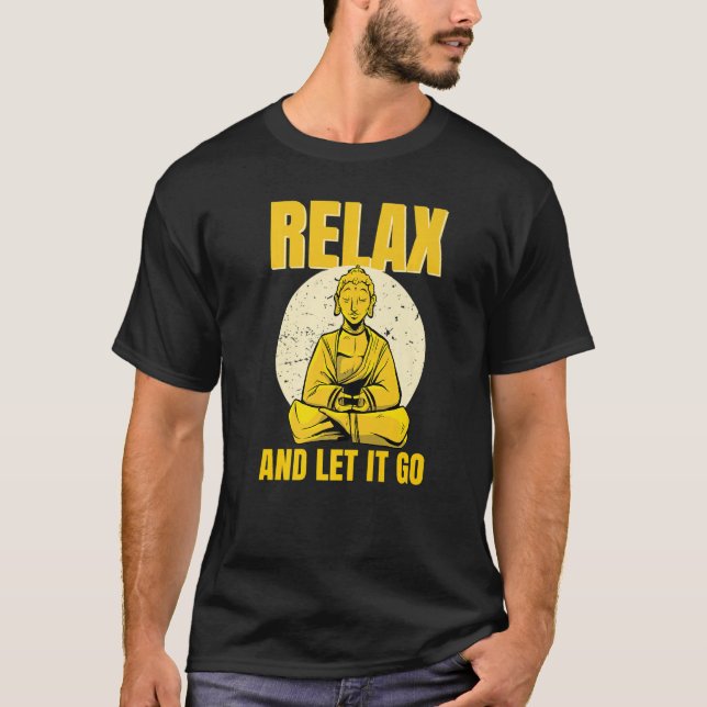 Camiseta Reiki Healing Namaste Yoga Clothing - Buddha Relax (Anverso)