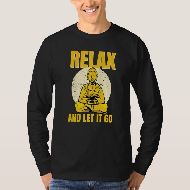 Camiseta Reiki Healing Namaste Yoga Clothing - Buddha Relax (Anverso)