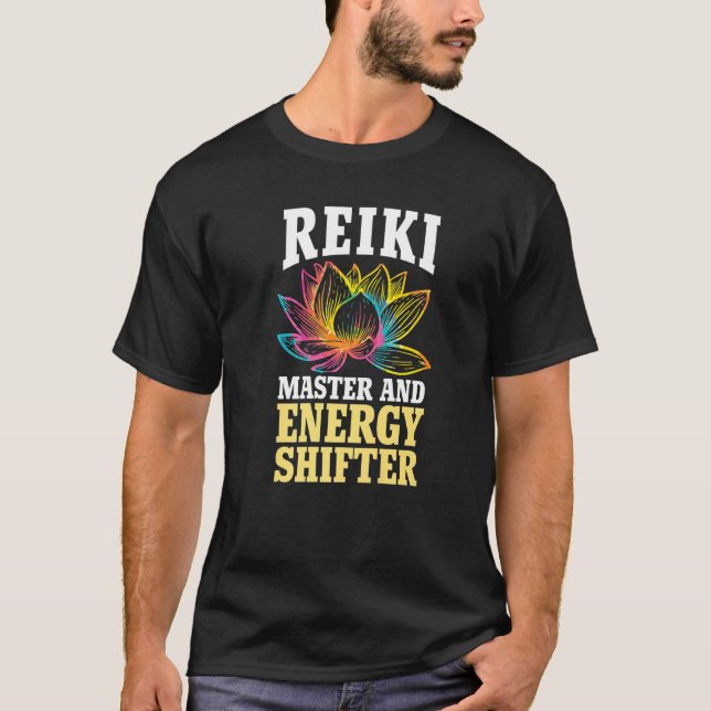 Camiseta Reiki Practición Healer Reiki Master Y Energía (Anverso)