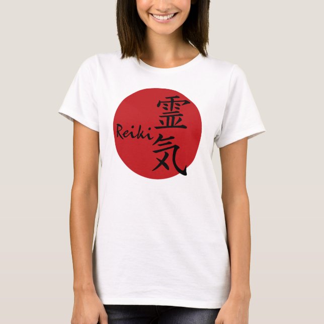 Camiseta Reiki - rojo (Anverso)