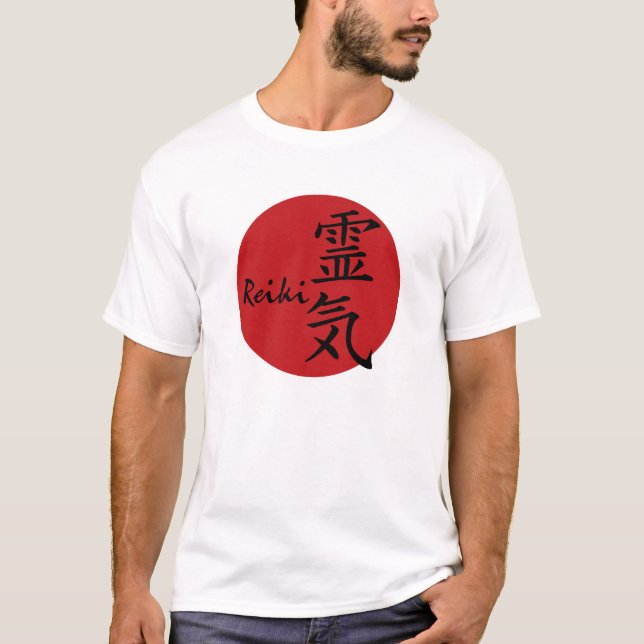 Camiseta Reiki - rojo (Anverso)