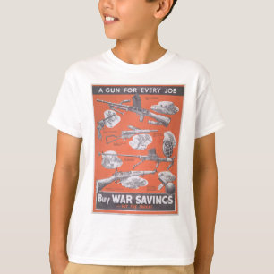 Camiseta Reimpresión del poster británico en tiempos de gue