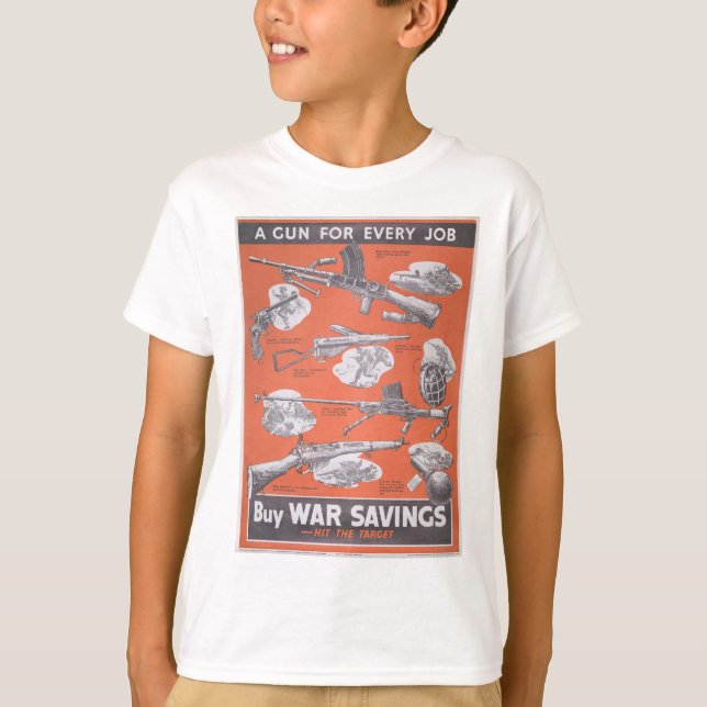 Camiseta Reimpresión del poster británico en tiempos de gue (Anverso)
