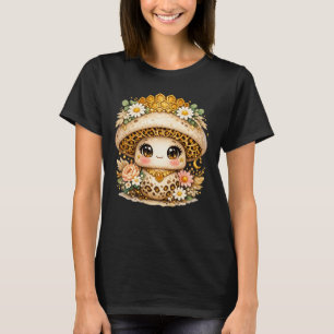 Camiseta Reina Abeja Hongo Leopardo Boujee - Corona Coquett