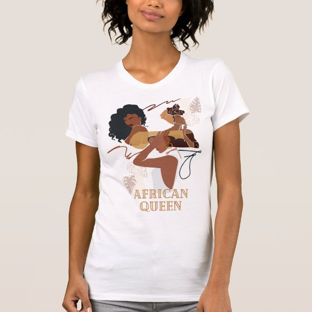 Camiseta reina africana (Anverso)