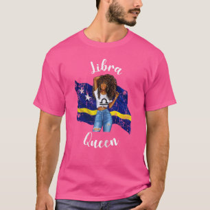 Camiseta Reina africana de la libia de Curacao