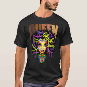 Camiseta Reina Africana De La Magia De Las Mujeres Chicas N