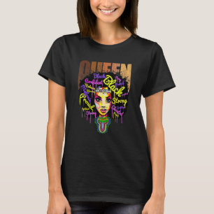 Camiseta Reina Africana De La Magia De Las Mujeres Chicas N
