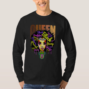 Camiseta Reina Africana De La Magia De Las Mujeres Chicas N