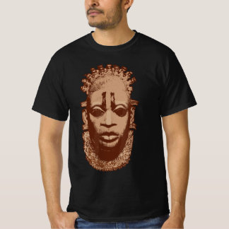 Camiseta Reina africana de la máscara de Benín, Nigeria Idi