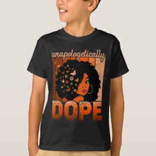 Camiseta Reina Afro Melanina Drogada sin Disculpas Negra Su
