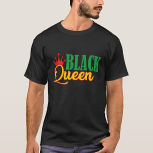 Camiseta Reina afroamericana en el mes de la historia negra