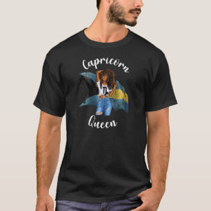 Camiseta Reina Afrocubana Capricornio Mujer Negra Mujer Z