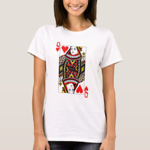 Camiseta Reina antigua de corazones