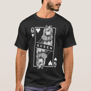 Camiseta Reina australiana del miedo de los corazones Perro