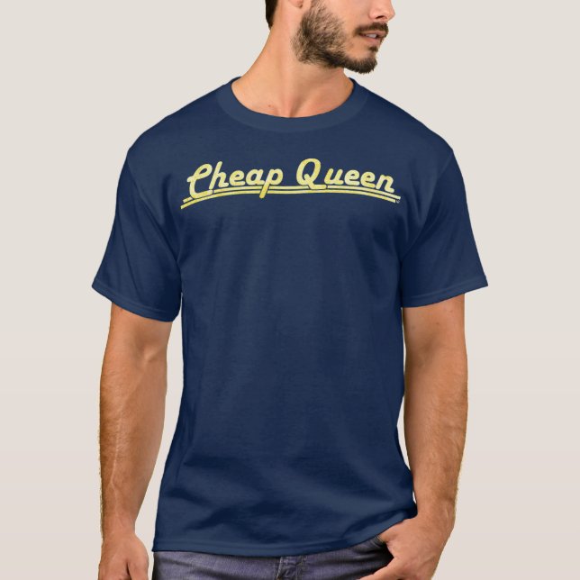 Camiseta Reina barata - Humor gay - Reina de travesía diver (Anverso)