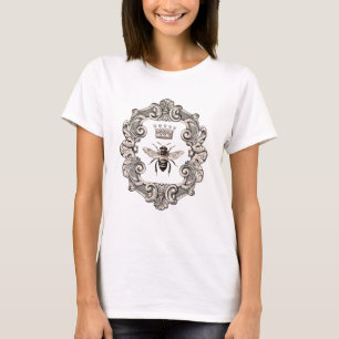 Camiseta Reina bebe enmarcada de vintage