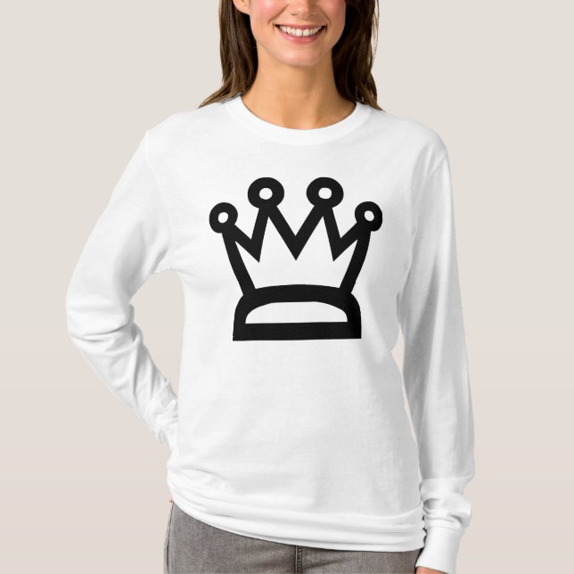 Camiseta Reina blanca (Anverso)