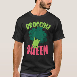 Camiseta Reina Brócoli Vegana Verdura Saludable Vegetarian