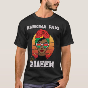 Camiseta Reina burkinesa reina africana reina africana rein