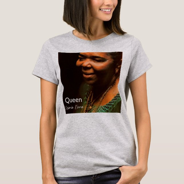 Camiseta Reina Cesaria Evora (Anverso)