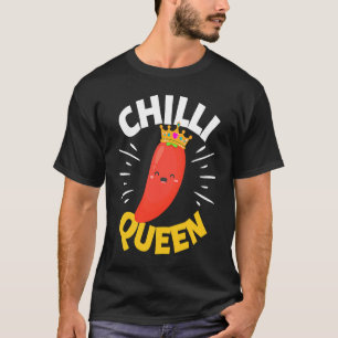 Camiseta Reina Chili Mom Día de las Madres Vegetales Picant