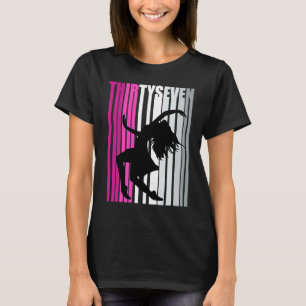 Camiseta Reina Contempora de baile de cumpleaños 37 mujeres