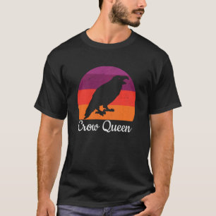 Camiseta Reina Cuervo Cuervo Negro Amante Pájaros Observaci
