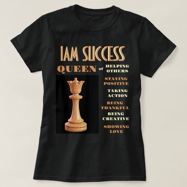 CAMISETA REINA DE (Diseño del anverso)