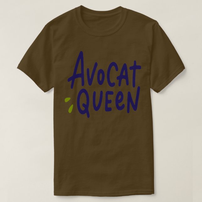 Camiseta Reina de aguacates (Diseño del anverso)